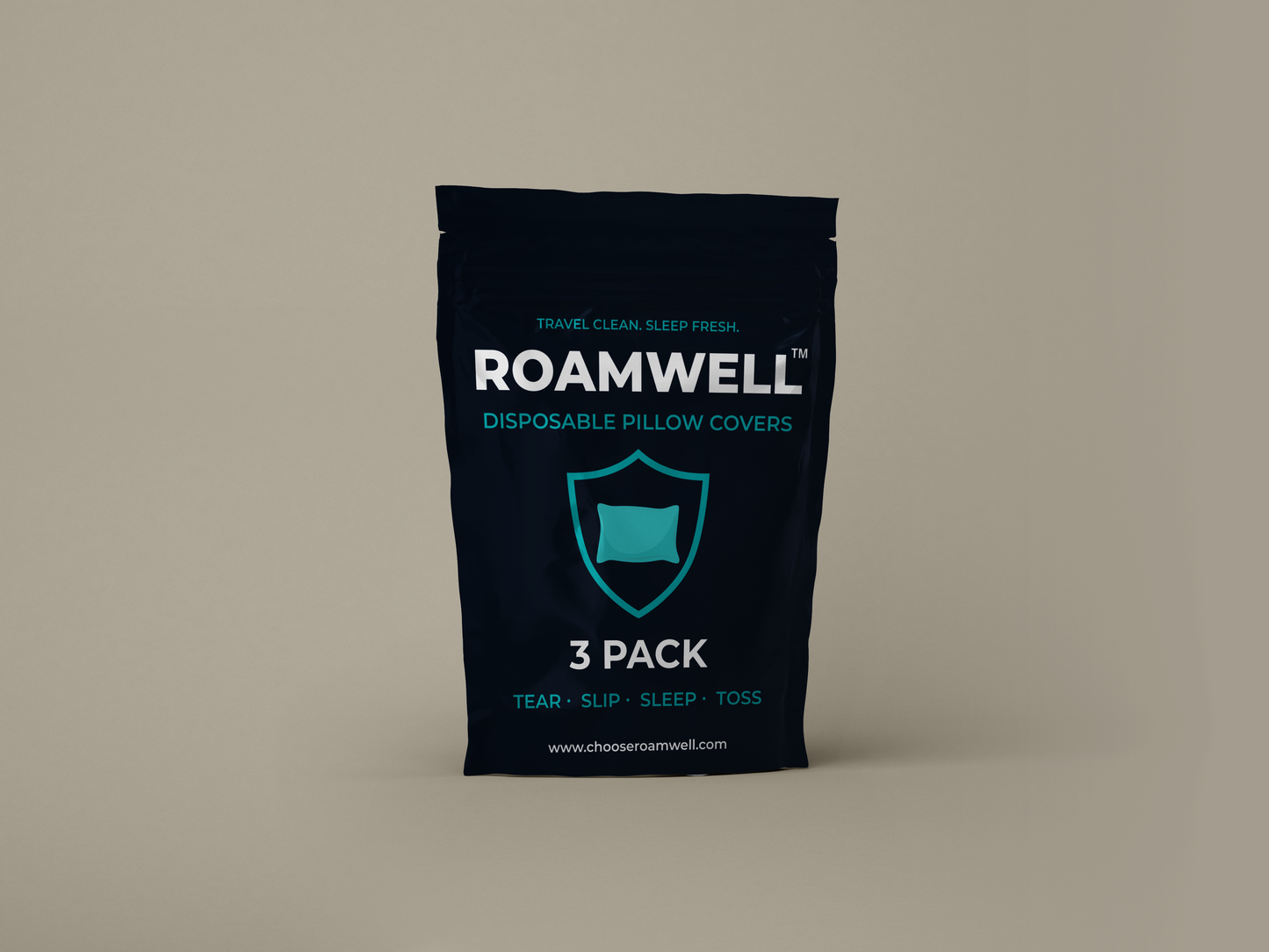 Roamwell™ Disposable Pillow Covers (3 Pack)